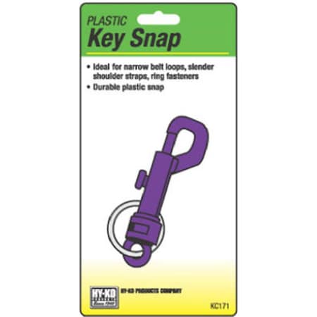 Hy-Ko KC171 Plastic Key Snap With Split Ring, PK5 847228